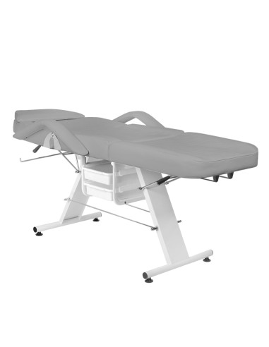 Poltrona cosmetica Basic 202 con vassoi grigio