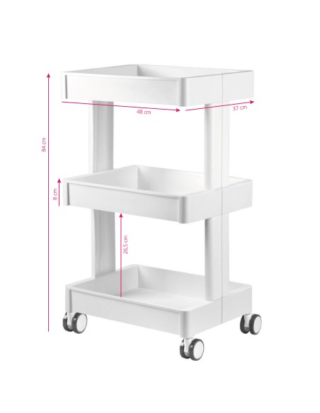 Assistente cosmetico 084 bianco