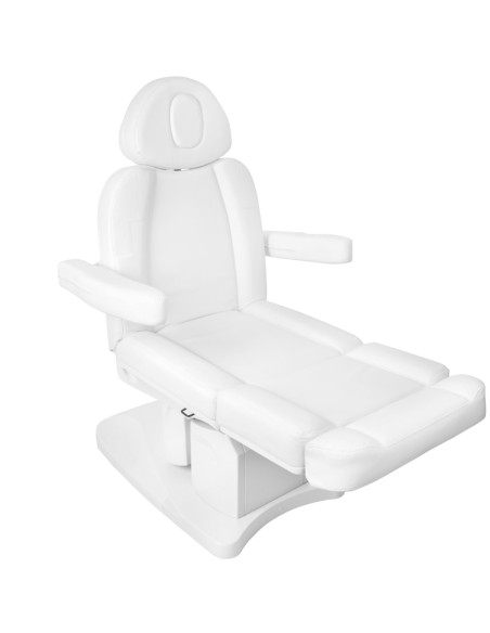 Azzurro 708A poltrona estetica elettrica 4 motori bianca riscaldata