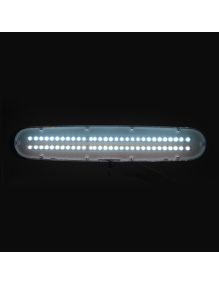 Elegante 801-s lampada da officina a led con treppiede standard bianco