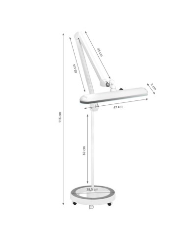 Elegante 801-s lampada da officina a led con...