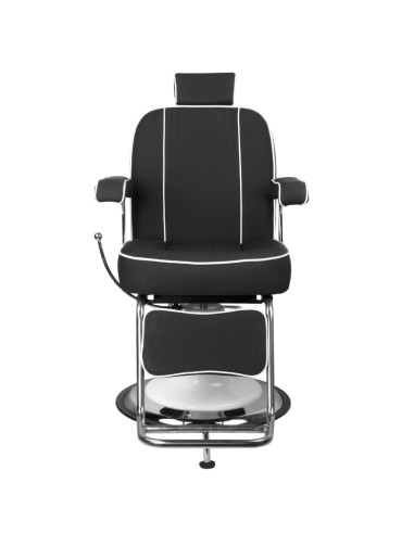 Gabbiano sedia da barbiere Amadeo nero