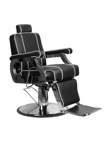 Gabbiano sedia da barbiere Paulo nero
