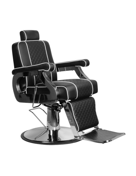 Gabbiano sedia da barbiere Paulo nero