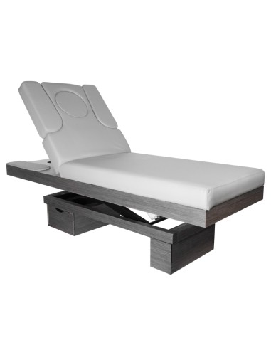 Azzurro 815B lettino cosmetico spa legno grigio...