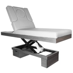 Azzurro 815B lettino cosmetico spa legno grigio luminoso... 2