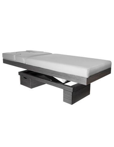Azzurro 815B lettino cosmetico spa legno grigio...