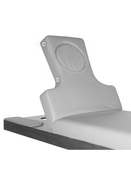 Azzurro 815B lettino cosmetico spa legno grigio luminoso riscaldato