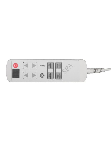 Azzurro 815B lettino cosmetico spa legno grigio luminoso riscaldato