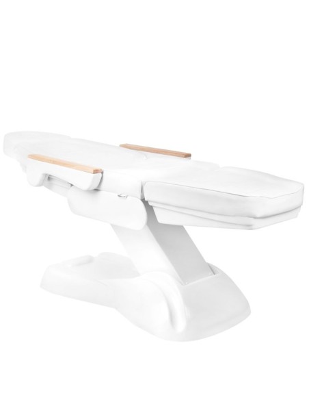 SILLON Lux 273b sedia cosmetica elettrica + sgabello 304 bianco