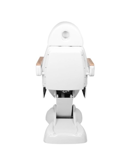 SILLON Lux 273b sedia cosmetica elettrica + sgabello 304 bianco