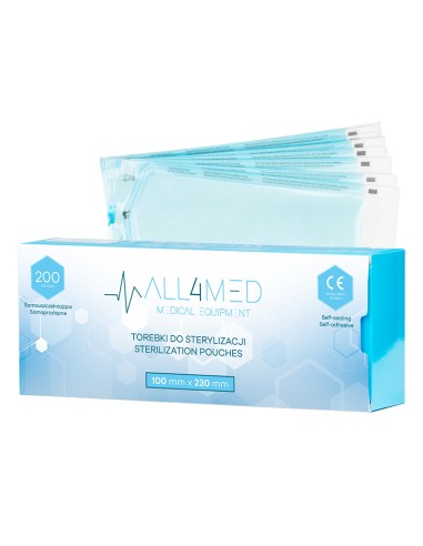 All4med sacchetti per sterilizzazione in...
