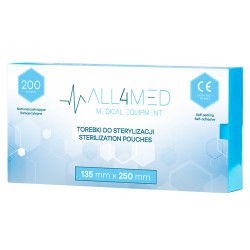 All4med sacchetti per sterilizzazione in autoclave 135 mm... 2