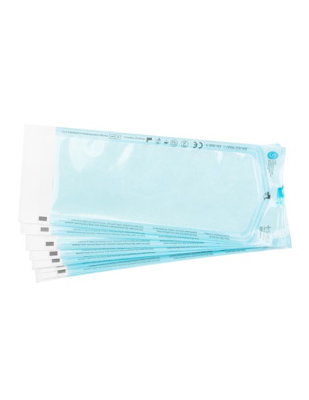 All4med sacchetti per sterilizzazione in autoclave 90 mm x 230 mm 200 pz.