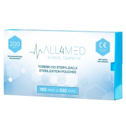 All4med sacchetti per sterilizzazione in autoclave 190 mm... 2