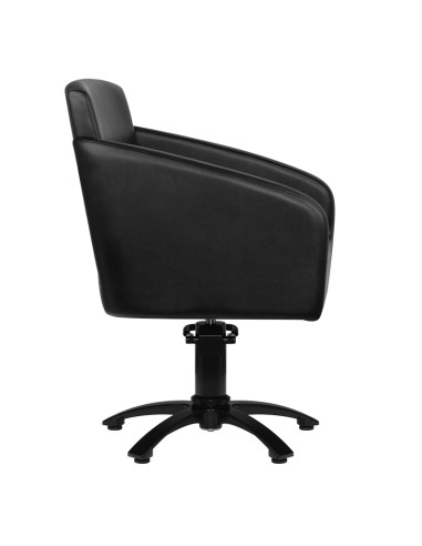 Gabbiano poltrona per parrucchieri Bergen nero