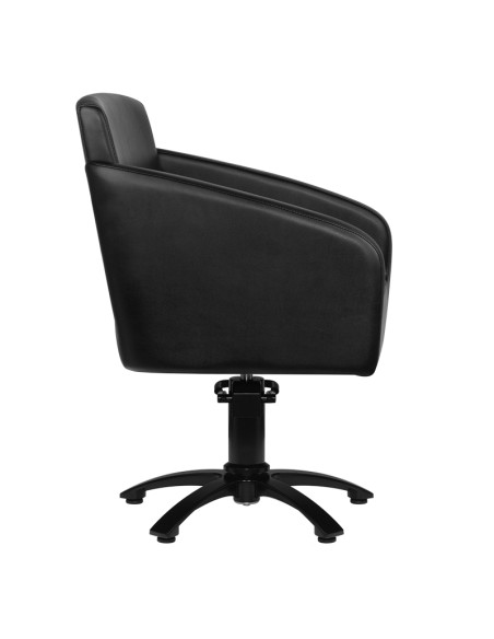 Gabbiano poltrona per parrucchieri Bergen nero