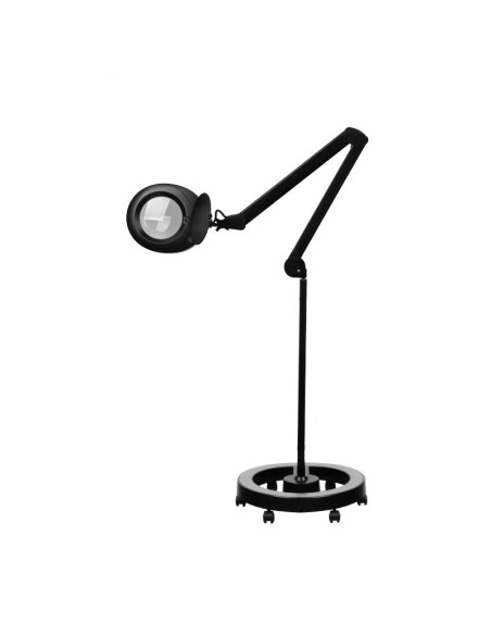 Elegante 6025 60 led smd 5d nero lampada d'ingrandimento con treppiede