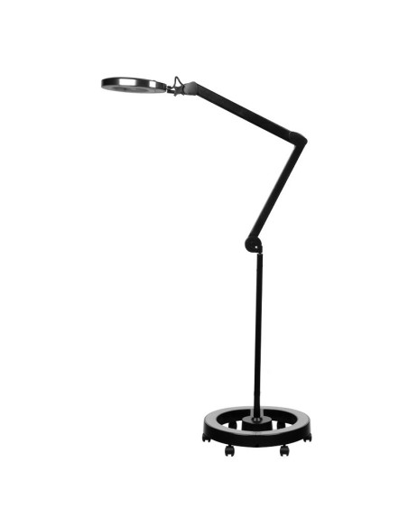 Elegante 6025 60 led smd 5d nero lampada d'ingrandimento con treppiede