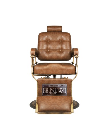 Sedia da barbiere Gabbiano Boss Old Leather...