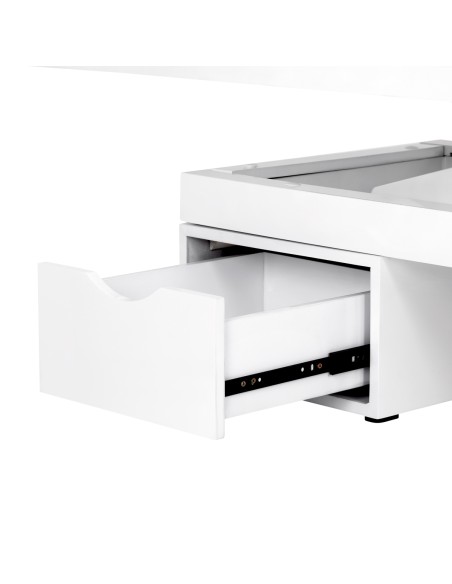 Lettino cosmetico riscaldato Azzurro 815B bianco luminoso