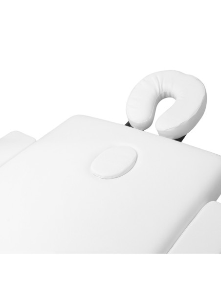 Lettino da massaggio pieghevole in alluminio comfort Activ Fizjo 3 segmenti bianco