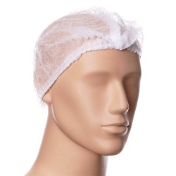 Tappi a clip monouso 100 pz. bianco