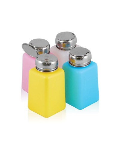 Bottiglia con pompa cromata da 180 ml colore di...