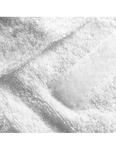 Fascia per capelli in spugna bianca