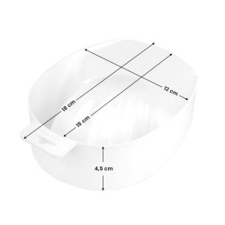 Ciotola per manicure bianca 2