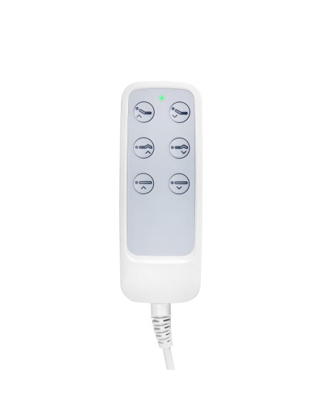 Sedia cosmetica elettrica Lux bianca 