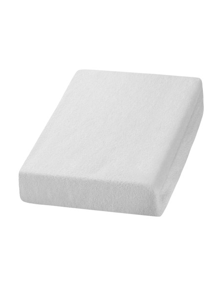 Lenzuolo di spugna bianco