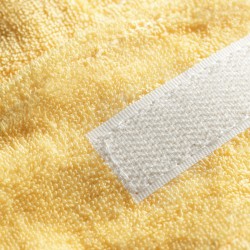 Fascia per capelli in spugna gialla 2