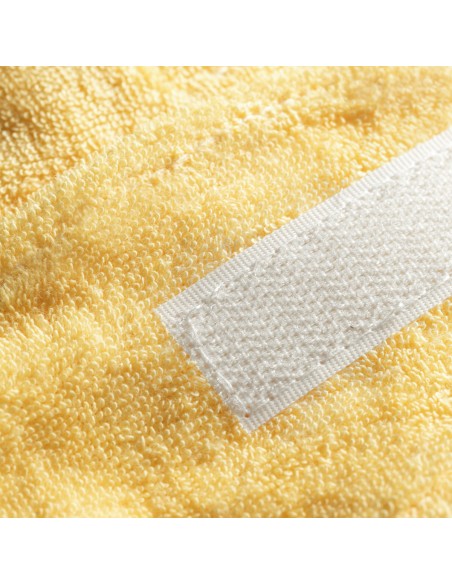 Fascia per capelli in spugna gialla