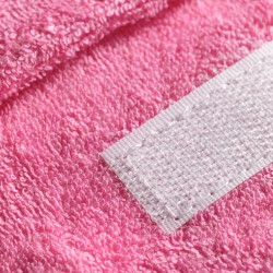 Fascia per capelli in spugna rosa 2