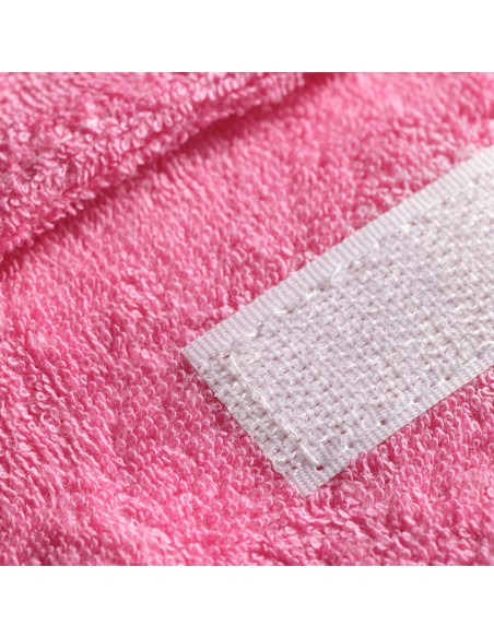 Fascia per capelli in spugna rosa