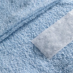 Fascia per capelli in spugna blu 2