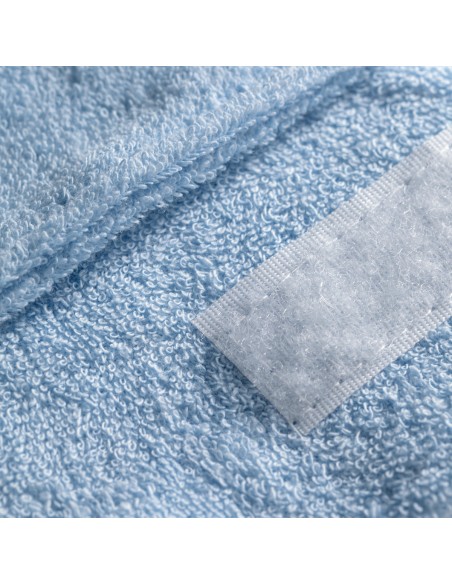 Fascia per capelli in spugna blu