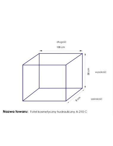 Poltrona cosmetica hyd. A 210C pedi bianco