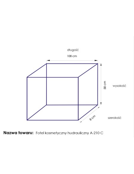 Poltrona cosmetica hyd. A 210C pedi bianco