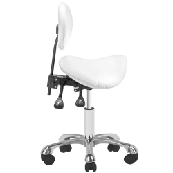 Sgabello cosmetico Giovanni 1025 bianco 2