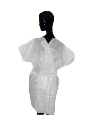 Accappatoio monouso a maniche corte