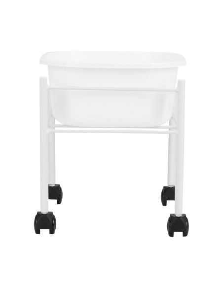 Piscina per pedicure bianca dritta