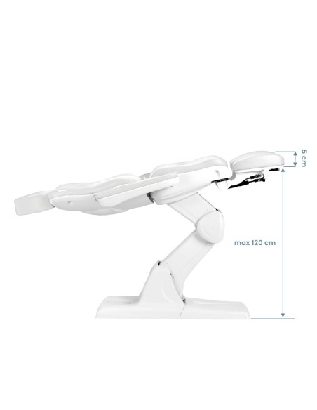 Azzurro 870S pedi 3 motori sedia cosmetica elettrica bianca