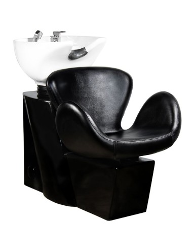 Lavabo per parrucchieri Gabbiano Amsterdam nero