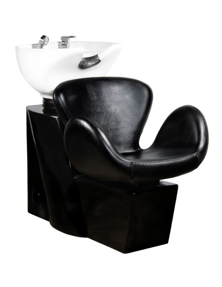 Lavabo per parrucchieri Gabbiano Amsterdam nero