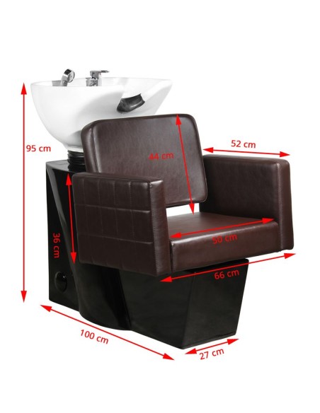 Gabbiano lavaggio capelli Ankara marrone