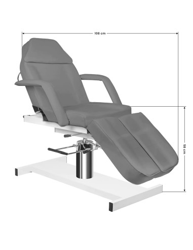 Poltrona cosmetica hyd. A 210C pedi grigio