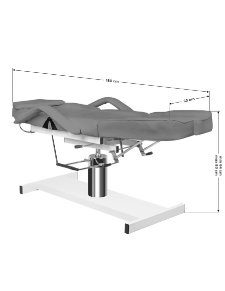 Poltrona cosmetica hyd. A 210C pedi grigio