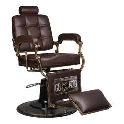 Sedia da barbiere Gabbiano Boss brown